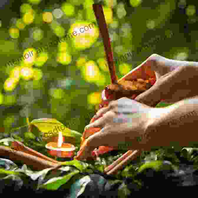 A Group Of People Performing A Ritual Surrounded By Plants And Candles. Green Witch Magick: Essential Plants And Crafty Spellwork For A Witch S Cupboard