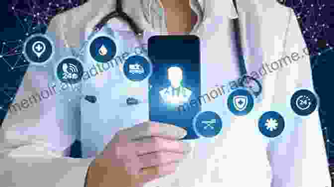 A Healthcare Provider Using A Mobile Device To Access Patient Information During A Home Visit Managing Community Health Services