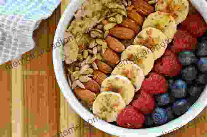 A Tantalizing Image Of A Fiber Rich Dessert With Fruit, Nuts, And Oats. The Low Carb Bible 2 0 Intermittent Fasting: 111 Recipes With High Fiber Content + Needs Analysis Lose Weight Without Dieting In 30 Days?