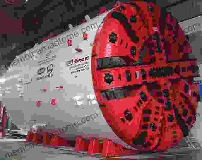 A Tunnel Boring Machine (TBM) Excavating The Channel Tunnel Engineering The Channel Tunnel