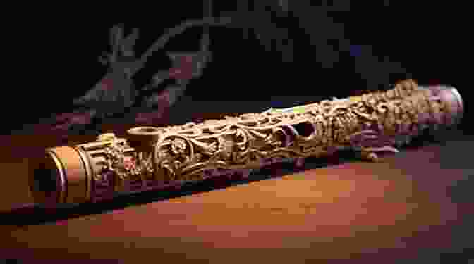 A Wooden Flute With Intricate Carvings And A Silver Headjoint Sound Actions: Conceptualizing Musical Instruments