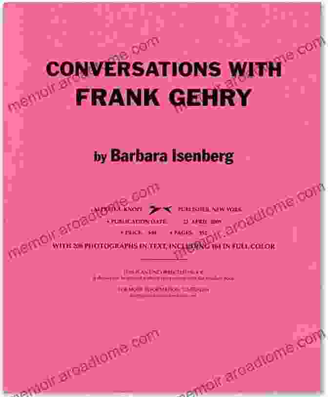 Conversations With Frank Gehry Book Cover By Barbara Isenberg Conversations With Frank Gehry Barbara Isenberg