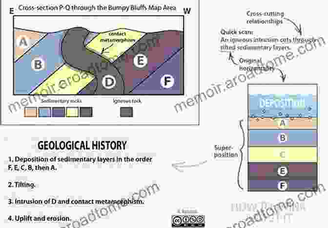 Geological Cross Section Showcasing Distinct Rock Layers, Providing A Historical Record Of Past Environments And Earth's Geological Evolution. Palaeontology And Historical Geology: Proceedings Of The 30th International Geological Congress Volume 12