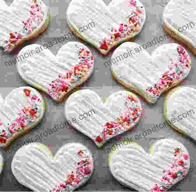 Heart Shaped Fondant Cookies Decorated With Sprinkles Absence Makes The Heart Grow Fondant: A Light Hearted Culinary Cozy Murder Mystery (Baker S Rise Mysteries Three)