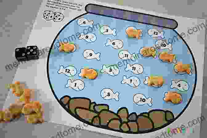 Illustration Of Children Counting Fish Using The Book Fish In A Dish: A Counting For Children