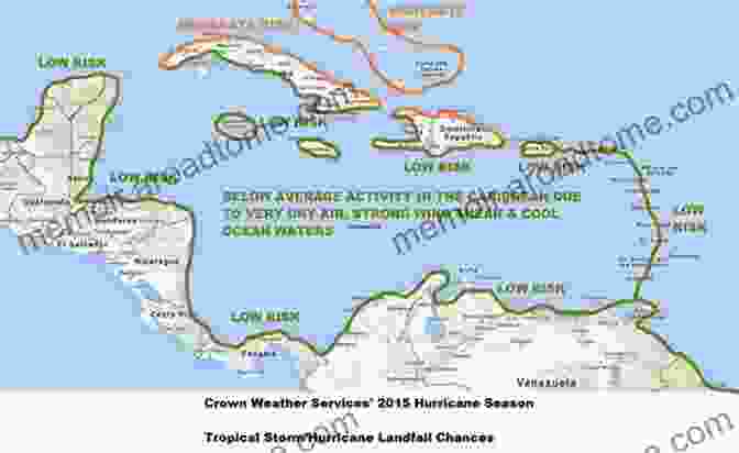 Map Marking The Devastating Path Of The Hurricane Across The Caribbean The Great Hurricane Of 1780: The Story Of The Greatest And Deadliest Hurricane Of The Caribbean And The Americas