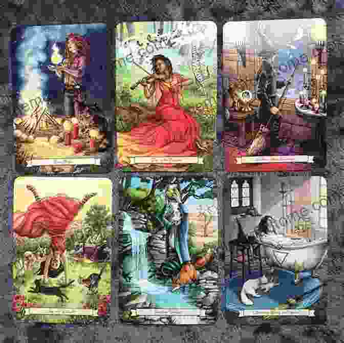 Person Performing A Tarot Reading Using The Everyday Witch Tarot Deck Everyday Witch Tarot Deborah Blake