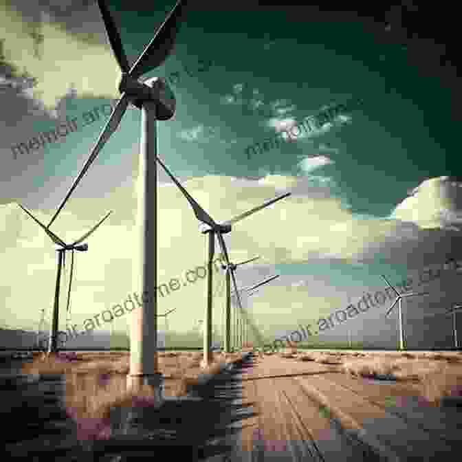 Wind Turbine Field With Rows Of Turbines Stretching Across A Vast Landscape, Capturing The Wind For Clean Energy Generation. Wind Energy The Facts: A Guide To The Technology Economics And Future Of Wind Power