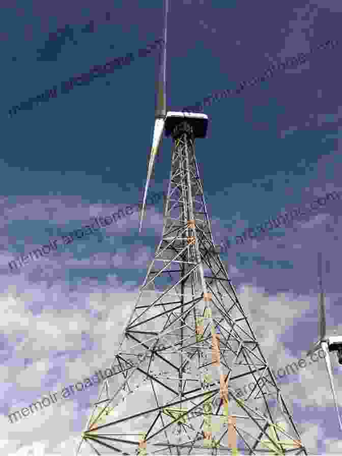 Wind Turbine Towering Over A Landscape, Capturing The Energy Of The Wind Carbonaceous Materials And Future Energy: Clean And Renewable Energy Sources