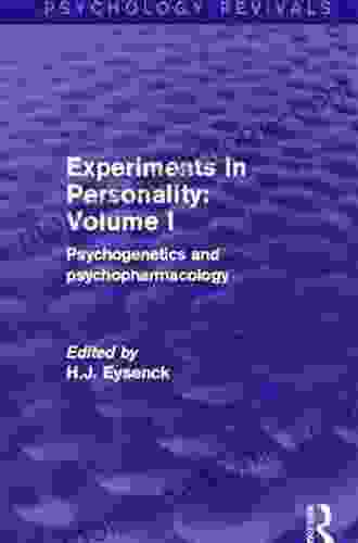 Experiments in Personality: Volume 1 (Psychology Revivals): Psychogenetics and psychopharmacology